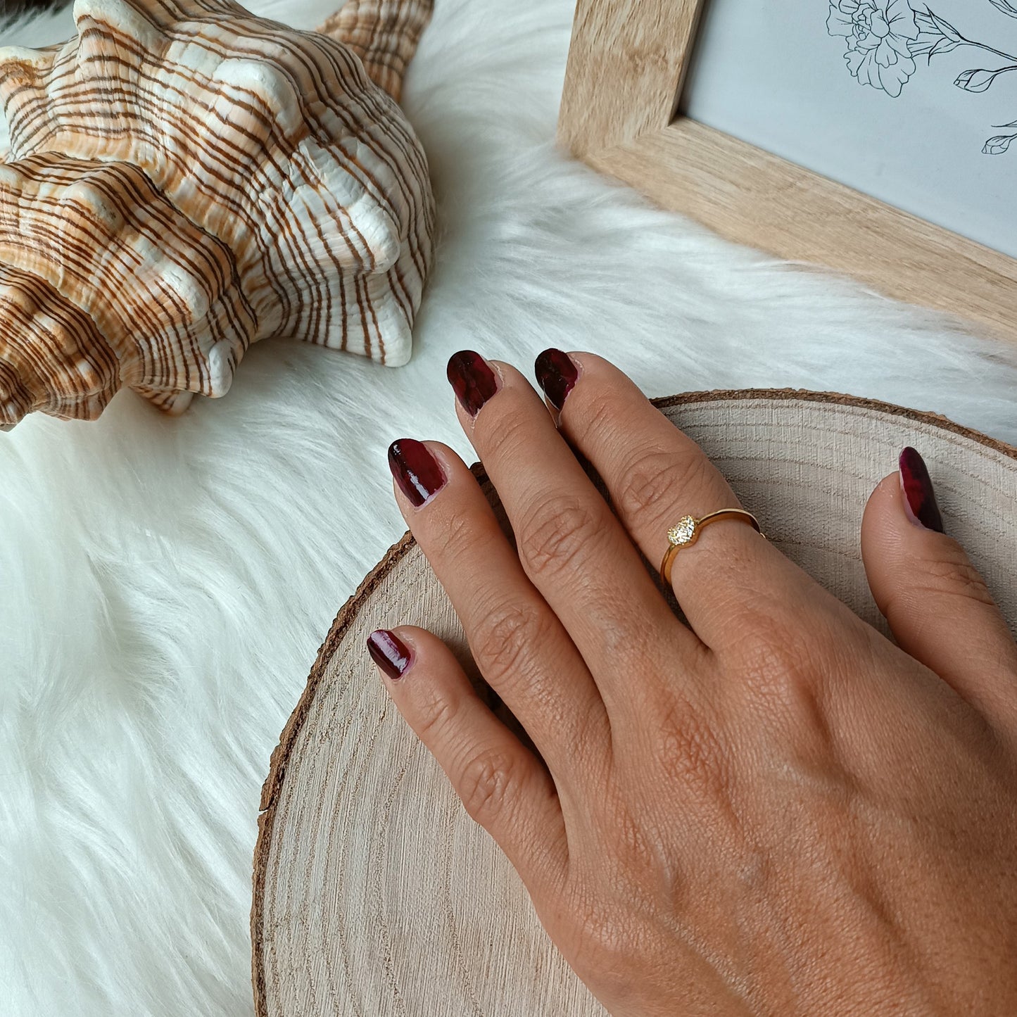 ANELLO REGOLABILE CON CUORE PICCOLO