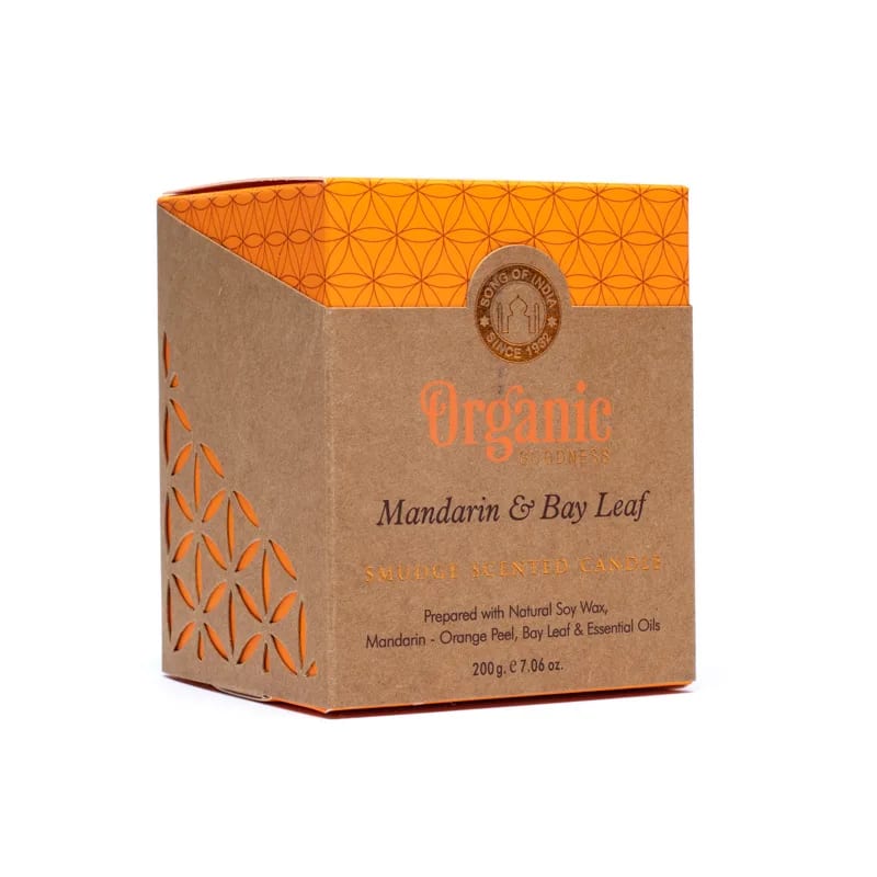 CANDELA ORGANIC Mandarino e Alloro