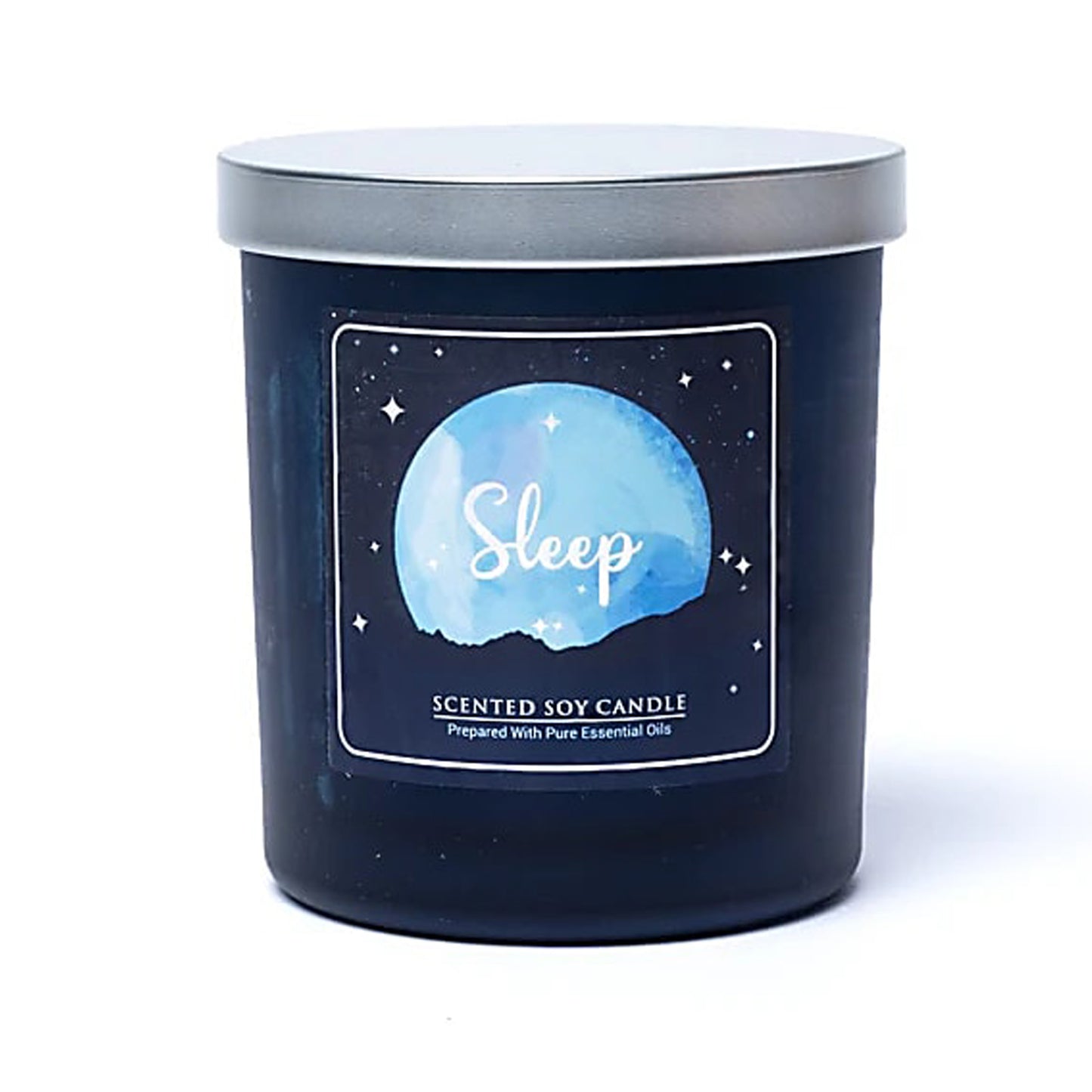 CANDELA DI SOIA DOLCI SOGNI in vaso di vetro